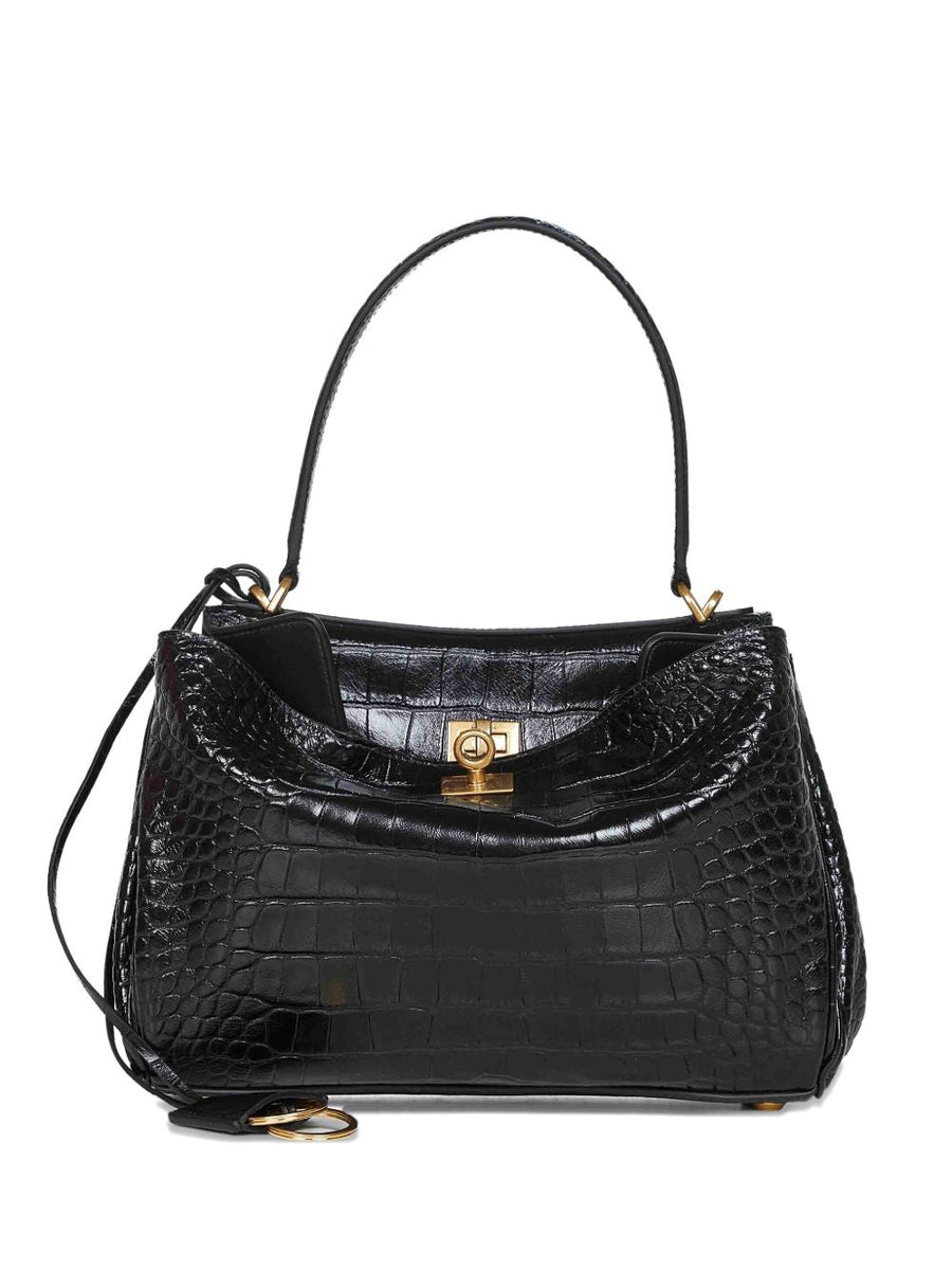 Balenciaga Bags? Balenciaga Women Rodeo Small Leather Handbag Premium Designer Shoulder Bag