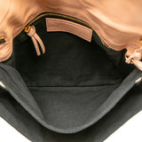 Balenciaga designer clutch leather closeup detail