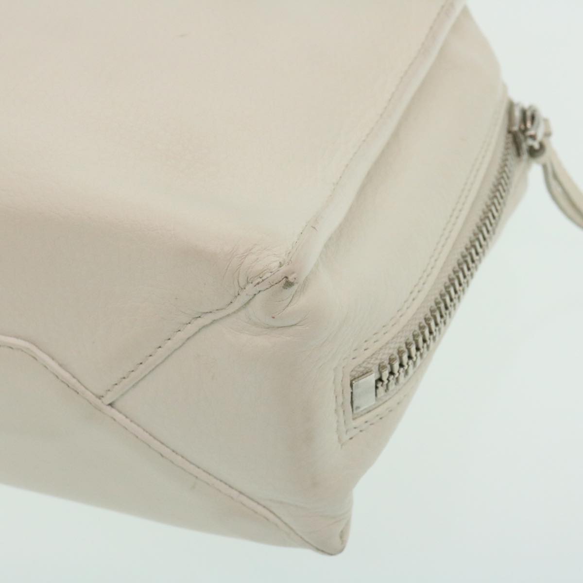 Balenciaga 2Way Shoulder Bag Hand Bag Leather White — Designer Shoulder Bag
