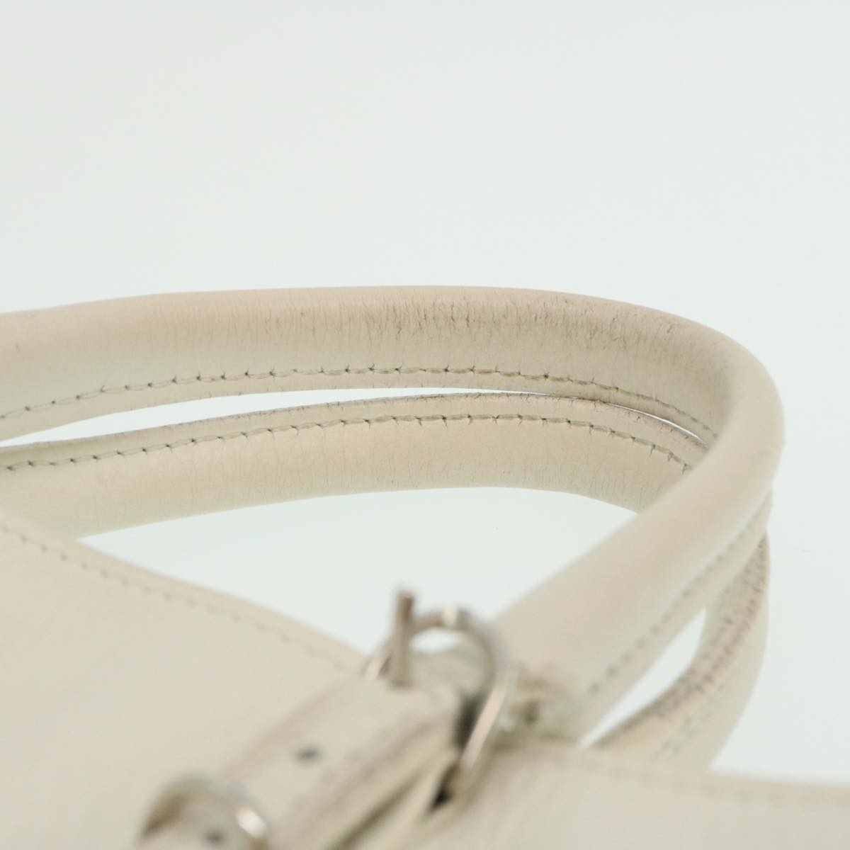 Balenciaga 2Way Shoulder Bag Hand Bag Leather White — Designer Shoulder Bag
