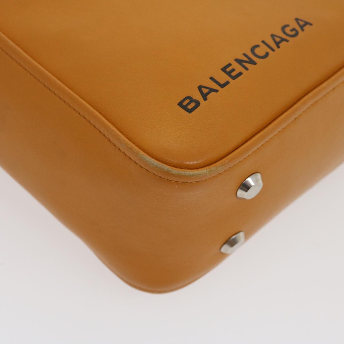 Balenciaga 2Way Shoulder Bag Hand Bag Leather Brown — Designer Shoulder Bag