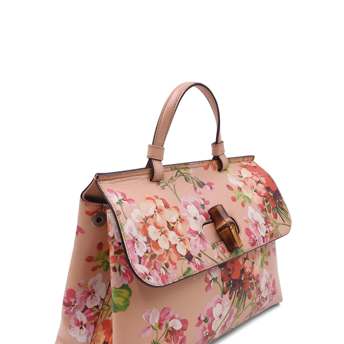 Gucci Bags? Gucci Bamboo Blooms Daily Bag Peach Premium Designer Shoulder Bag