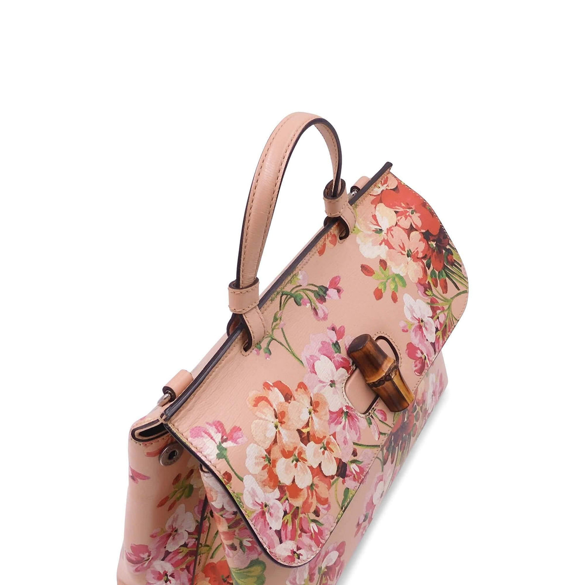Gucci Bags? Gucci Bamboo Blooms Daily Bag Peach Premium Designer Shoulder Bag