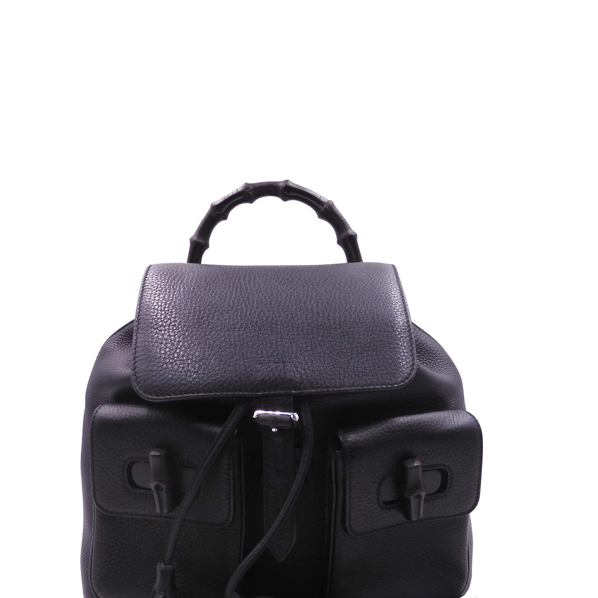 Gucci Bags? Gucci Bamboo Daily Backpack Black Luxury Designer Leather Handbag