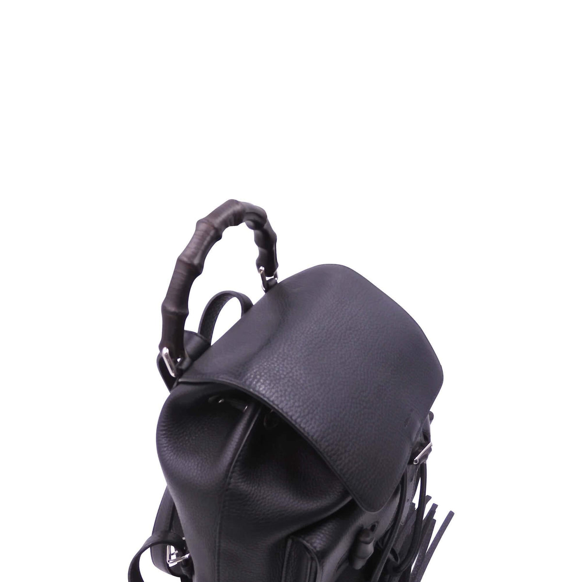 Gucci Bags? Gucci Bamboo Daily Backpack Black Luxury Designer Leather Handbag