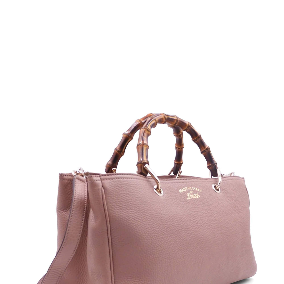 Gucci Bags? Gucci Bamboo Shopper Tote Dusty Pink Luxury Designer Leather Handbag