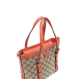 Close-up of Belted bags hardware and fine stitching
