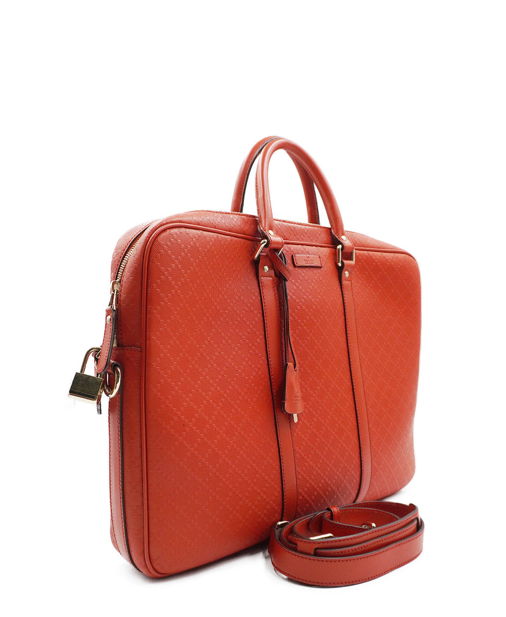 Close-up of Diamante bags hardware and fine stitching