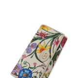 Close-up of Flora bags hardware and fine stitching