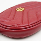 Close-up of GG bags hardware and fine stitching
