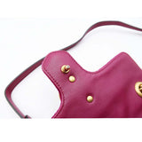 Close-up of GG bags hardware and fine stitching