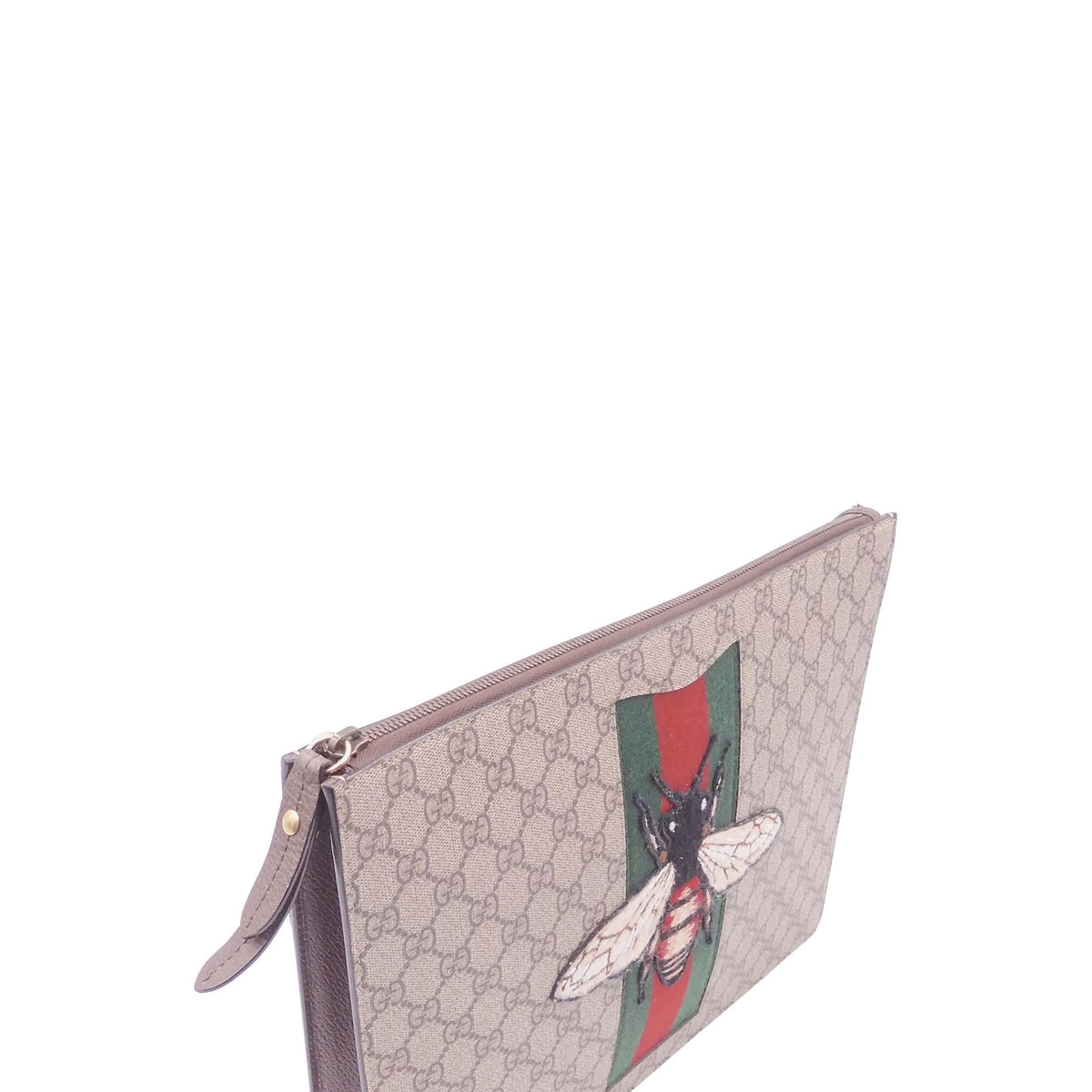 Close-up of GG bags hardware and fine stitching