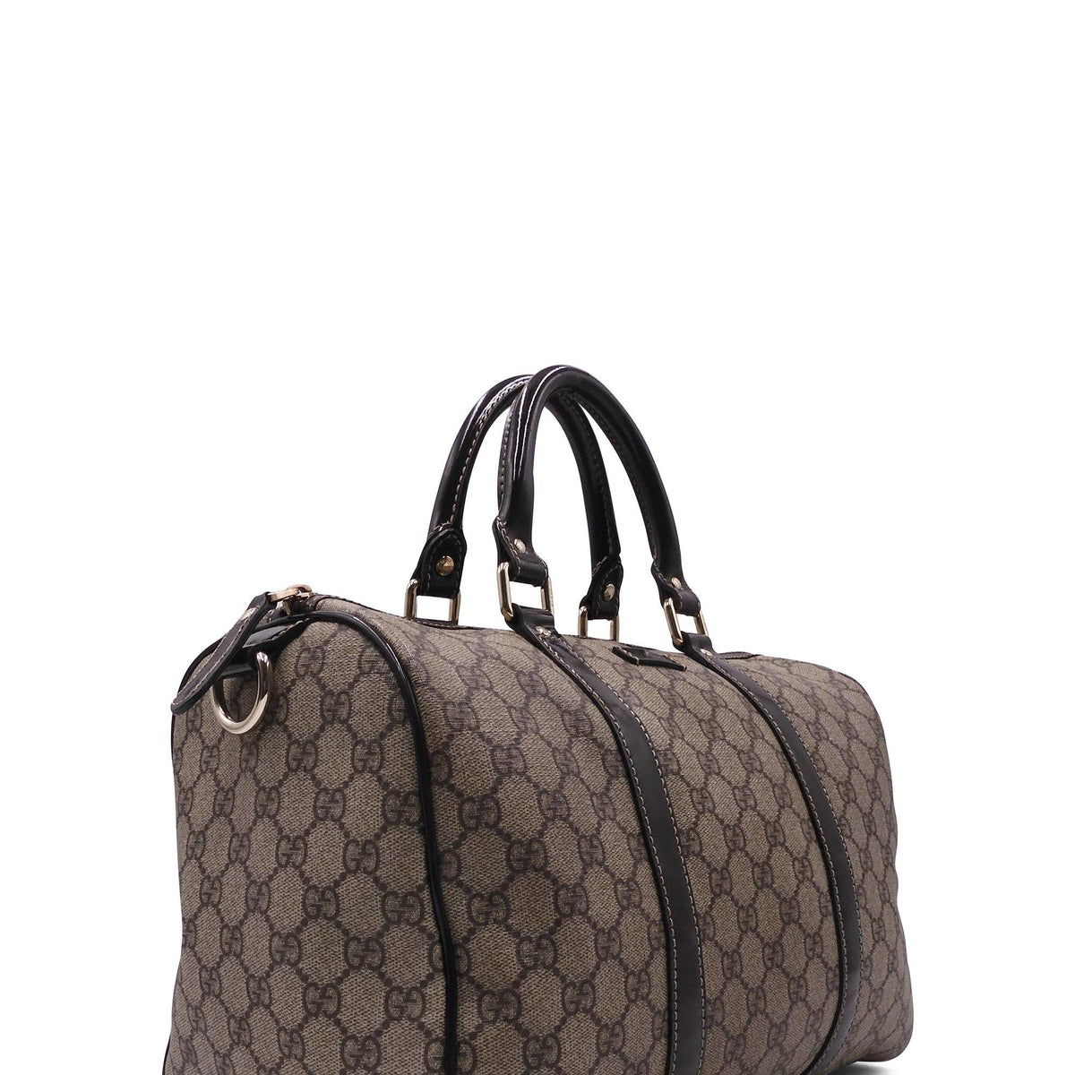 Close-up of GG bags hardware and fine stitching