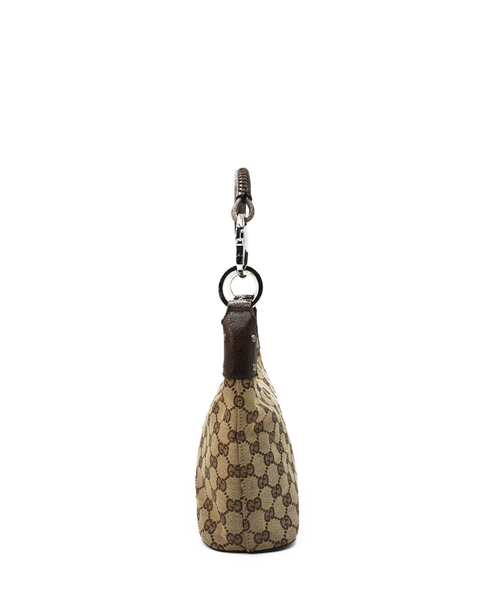 Close-up of GG bags hardware and fine stitching