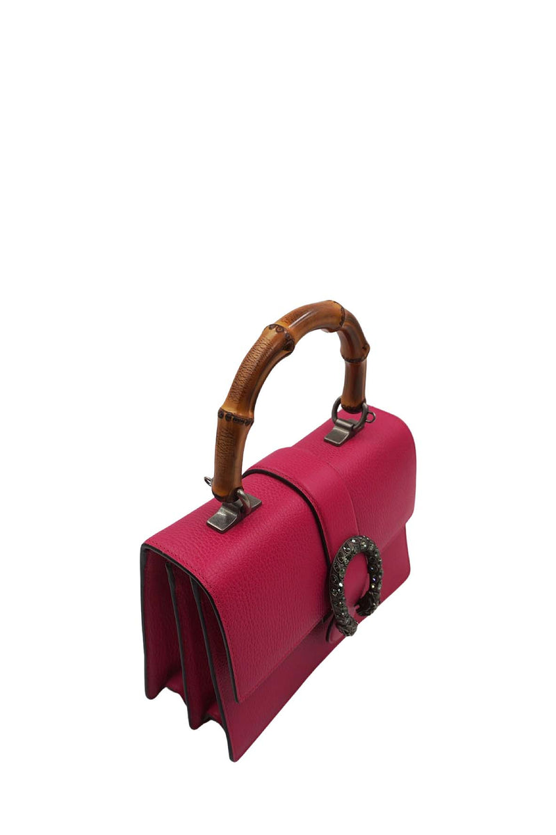 Close-up of Medium bags hardware and fine stitching