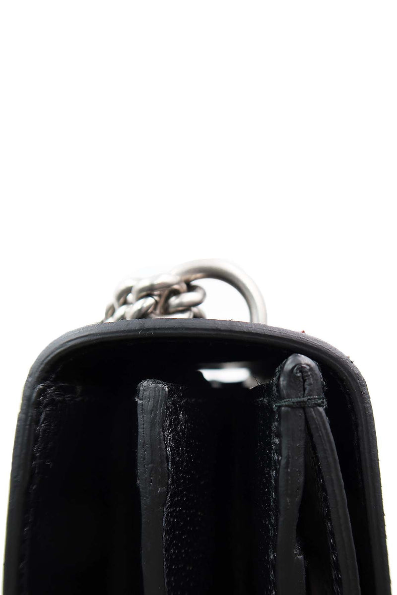 Close-up of Medium bags hardware and fine stitching