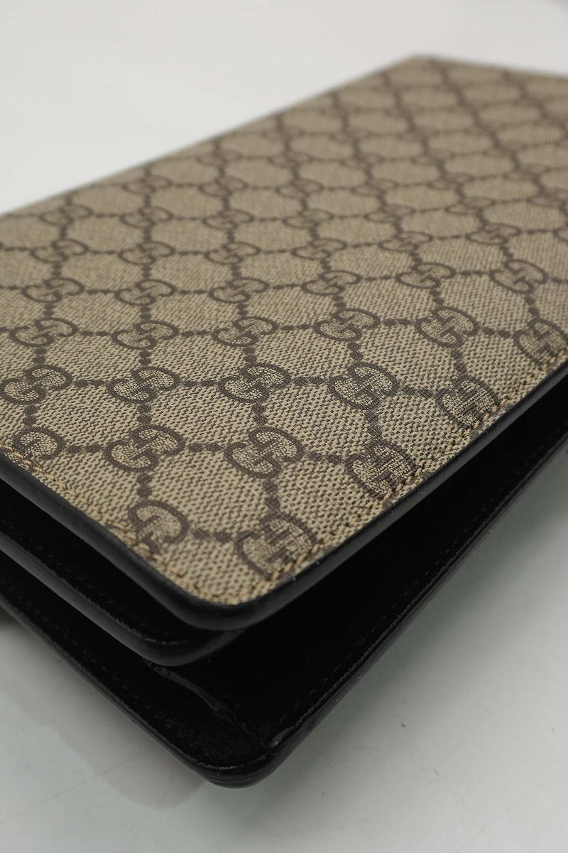 Close-up of Medium bags hardware and fine stitching
