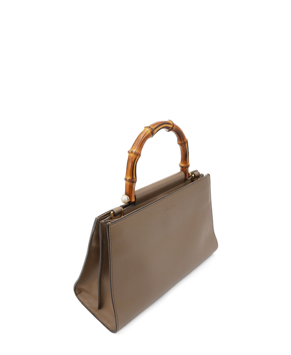 Close-up of Medium bags hardware and fine stitching