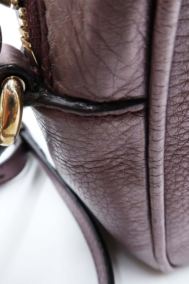 Metallic bags luxury designer piece front view