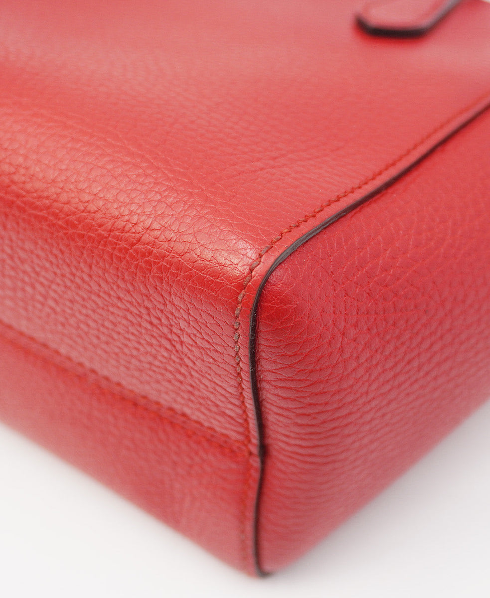 Close-up of Mini bags hardware and fine stitching