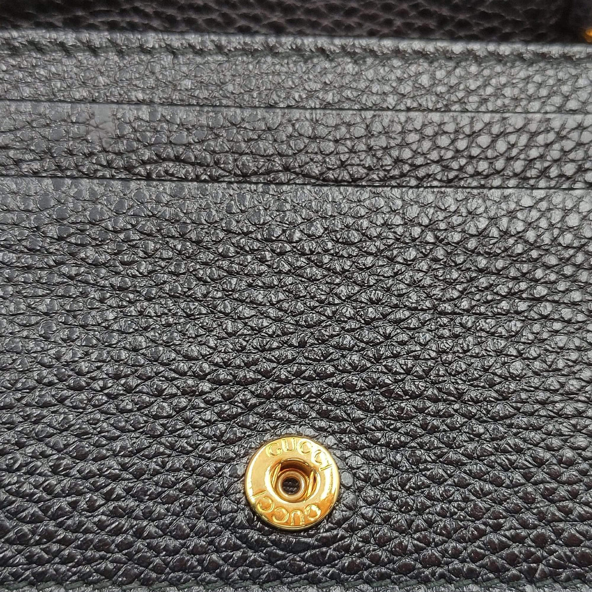 Gucci Wallets? Gucci Zumi Card Case Wallet on Chain Black Premium Leather Designer Wallet