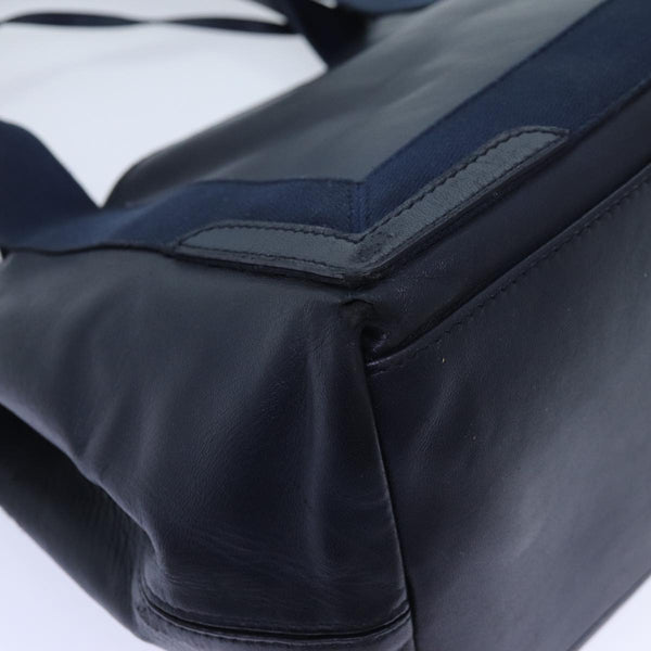 Balenciaga Cabas Hand Bag Leather Navy | Designer Luxury Handbag