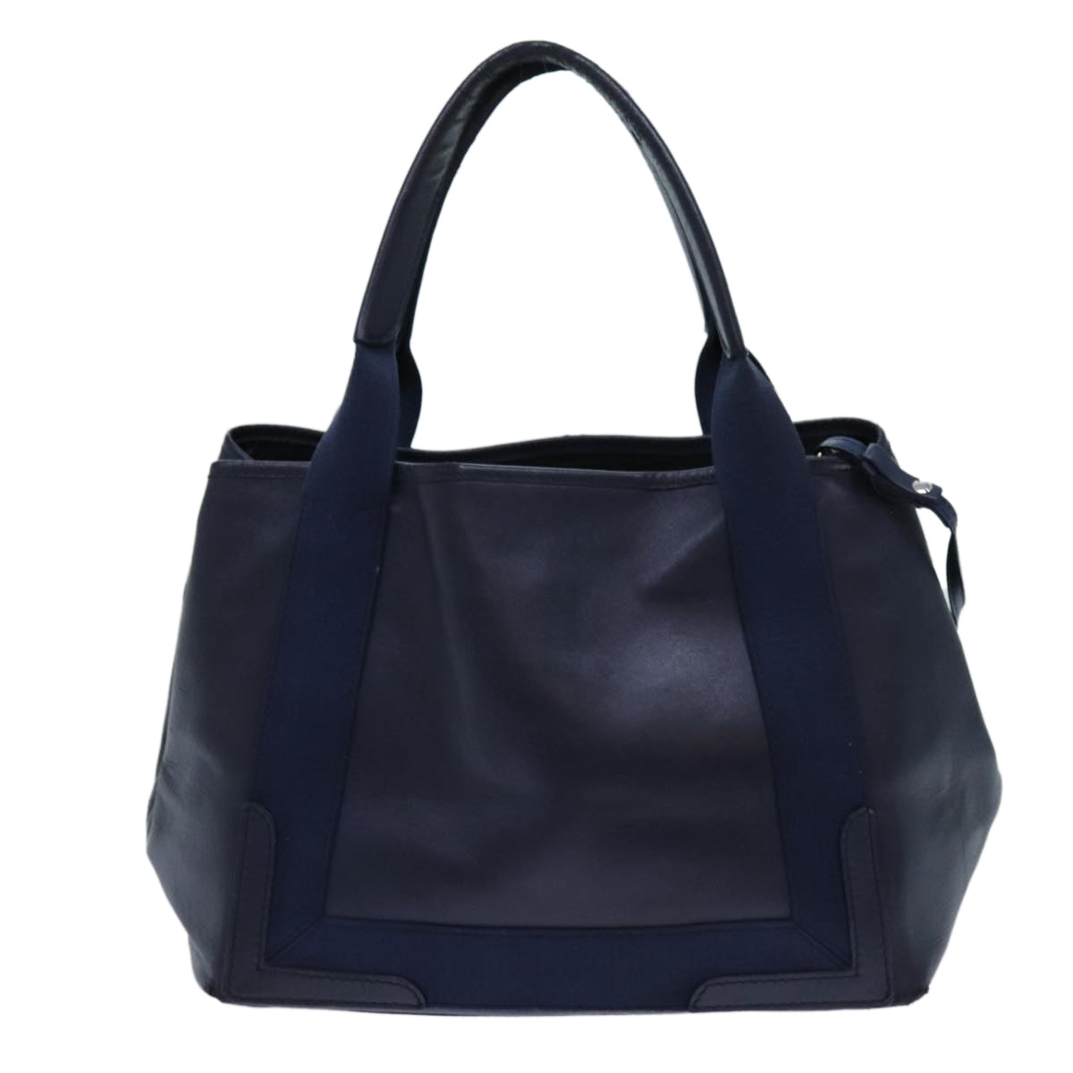 Balenciaga Cabas Hand Bag Leather Navy | Designer Luxury Handbag