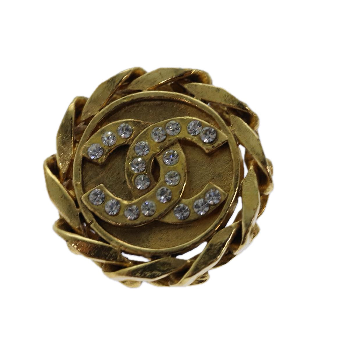 Chanel Jewellery? Chanel COCO Mark Earring metal Gold Auth hk1465 Elegant Everyday Fine Jewellery