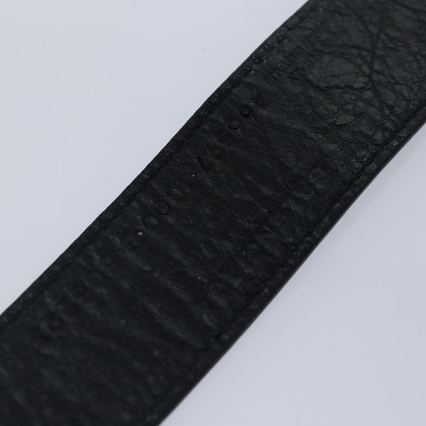 Balenciaga Bangle Bracelet Leather Black 466597 | Premium Designer Piece