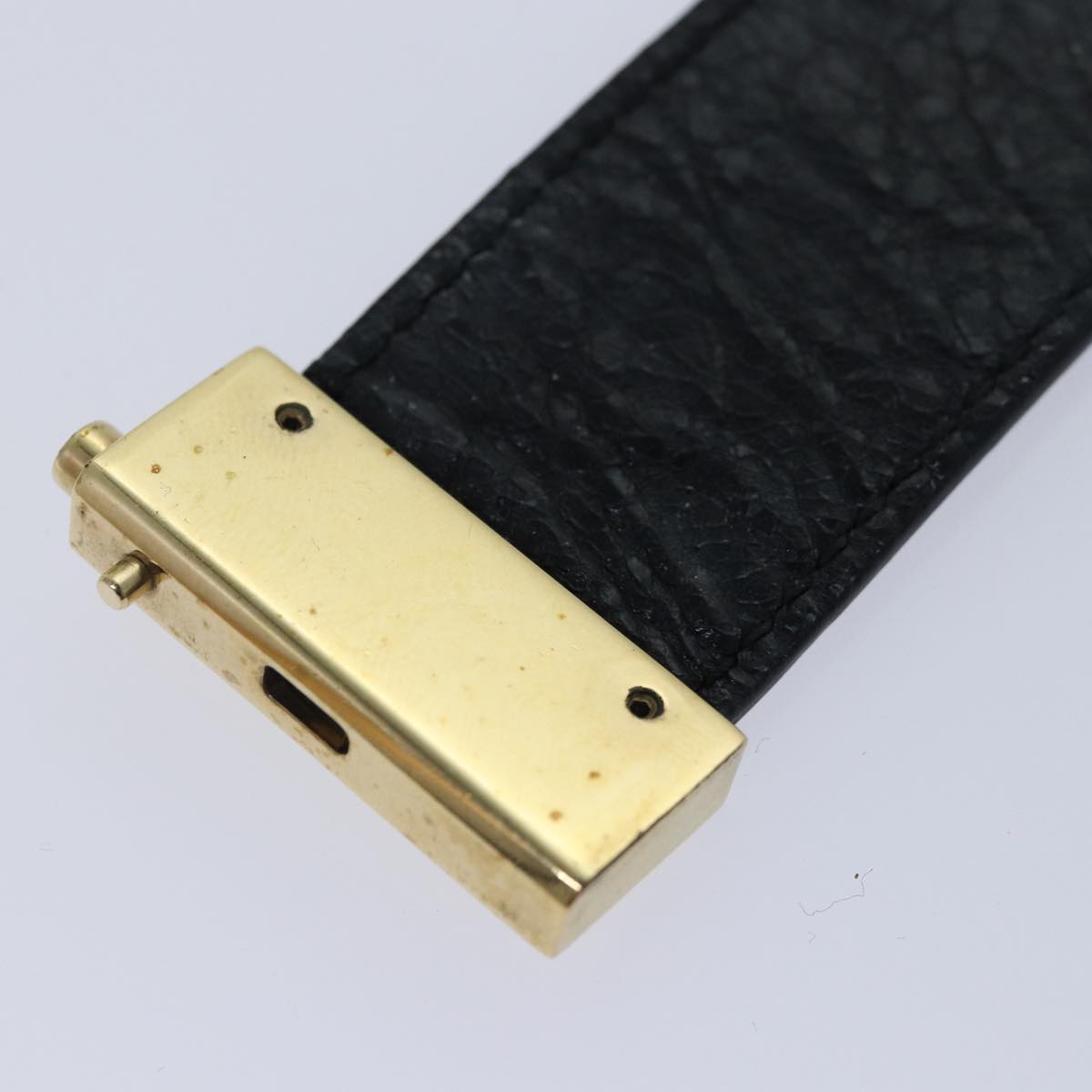 Balenciaga Bangle Bracelet Leather Black 466597 | Premium Designer Piece
