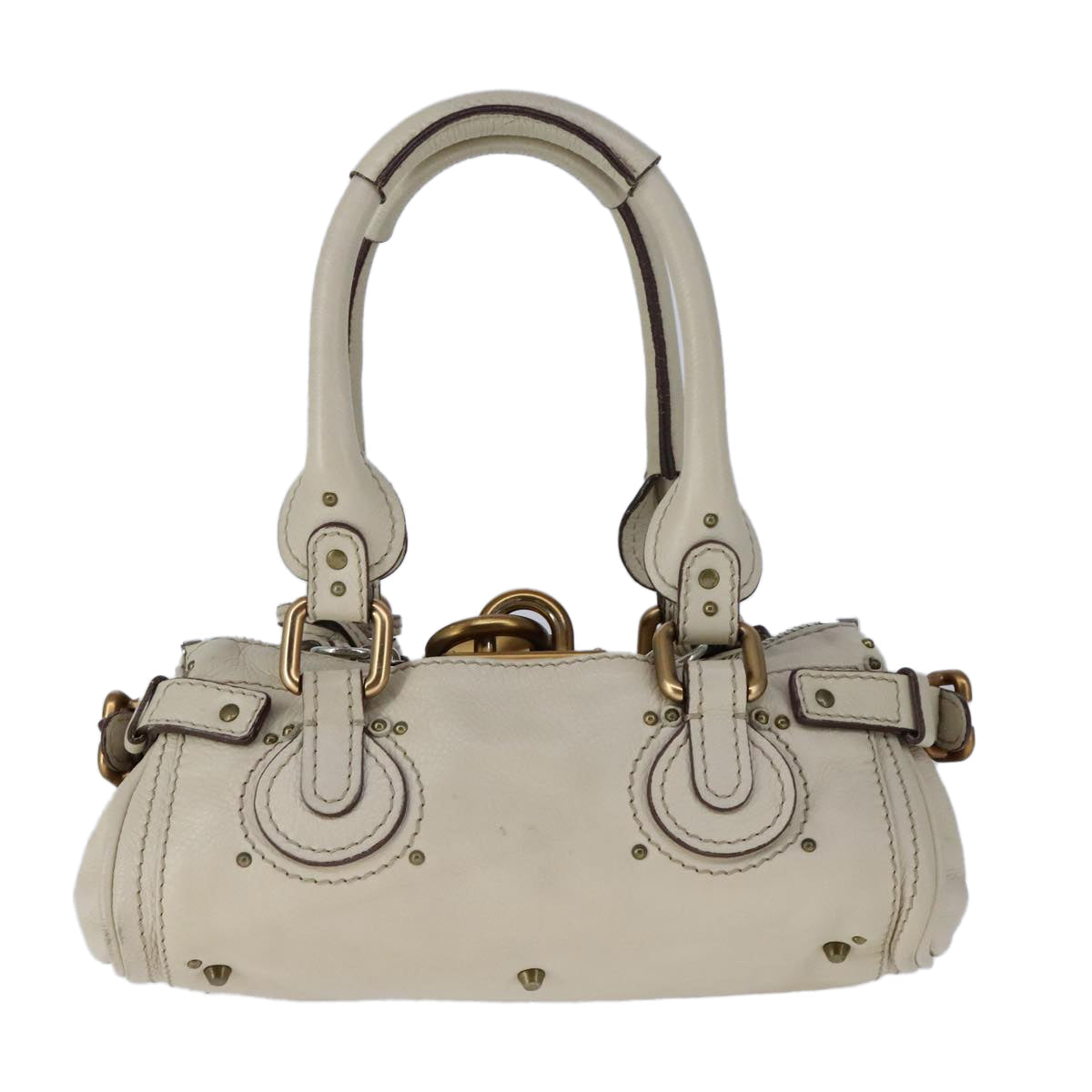 Chloe women's handbag White luxury designer leather