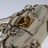 Chloe designer handbag leather closeup detail