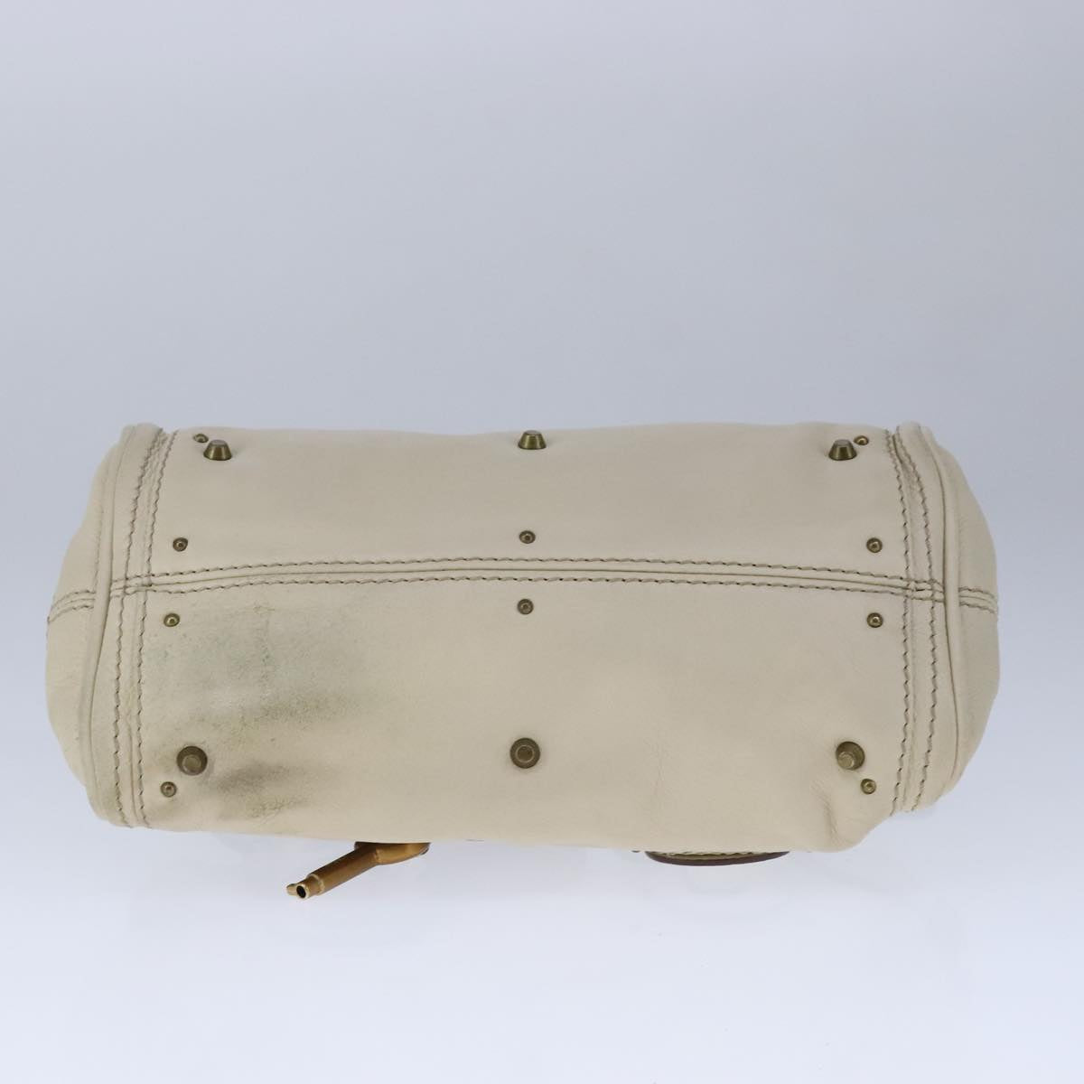 Side view of Chloe handbag White premium designer bag