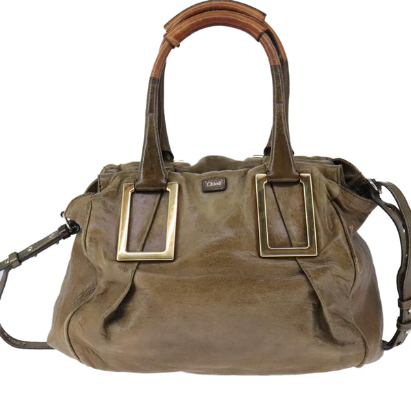 Auremonde elegant leather Handbag close-up detail