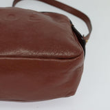 Elventis elegant leather Shoulder Bag flat lay view