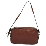 Elventis elegant leather Shoulder Bag close-up detail