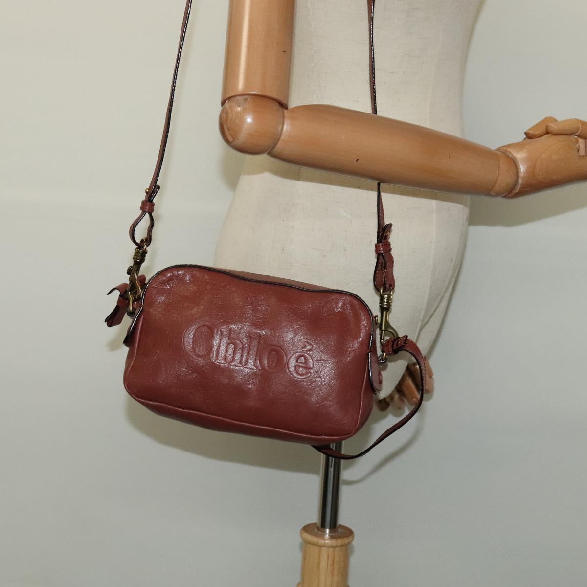 Elventis elegant leather Shoulder Bag top view