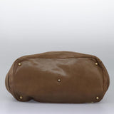 Crystalia elegant leather Shoulder Bag side view