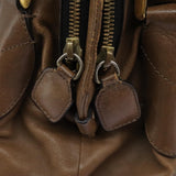 Crystalia elegant leather Shoulder Bag top view