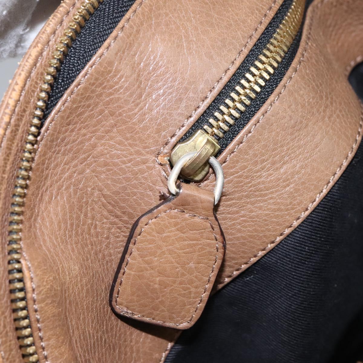 Side view of Chloe shoulder bag Brown premium designer bag