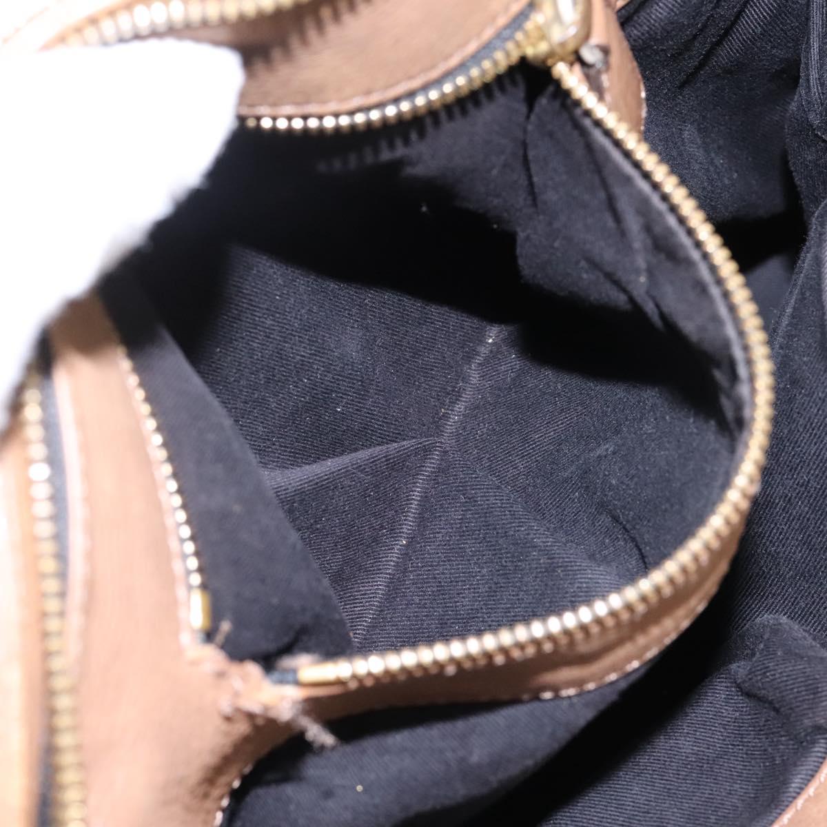 Chloe authentic luxury shoulder bag Brown leather craftsmanship