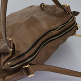 Crystalia elegant leather Shoulder Bag top view