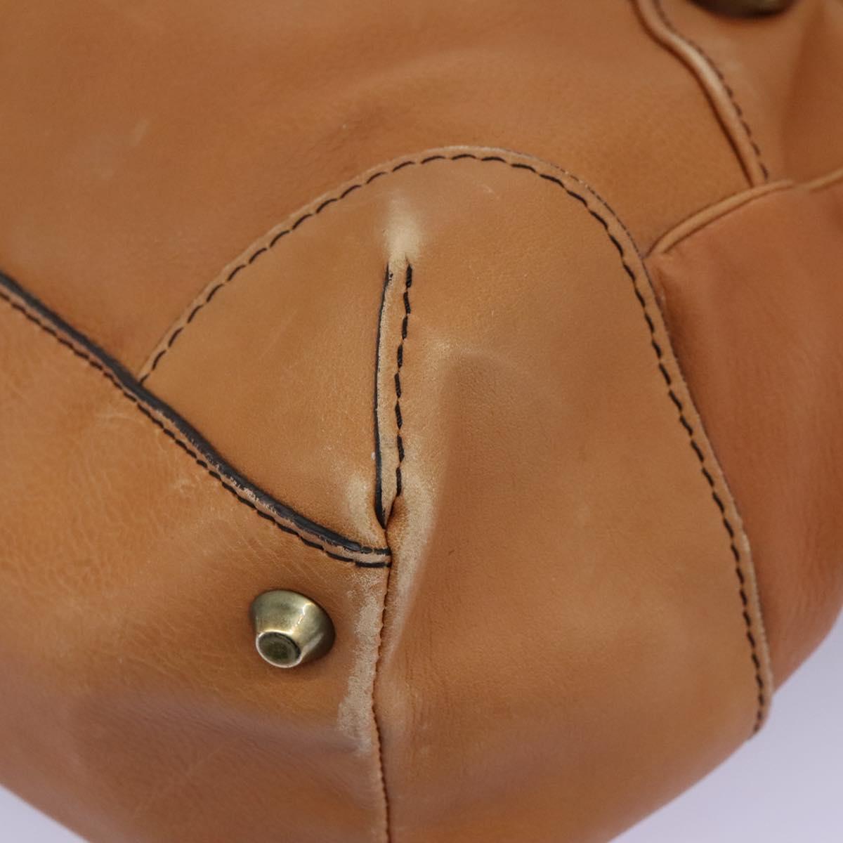 Chloe authentic luxury shoulder bag Brown leather craftsmanship