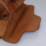 Side view of Chloe shoulder bag Brown premium designer bag