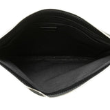Balenciaga designer clutch leather closeup detail