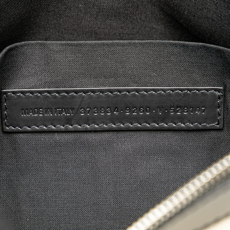 Balenciaga women's clutch Navy luxury designer leather