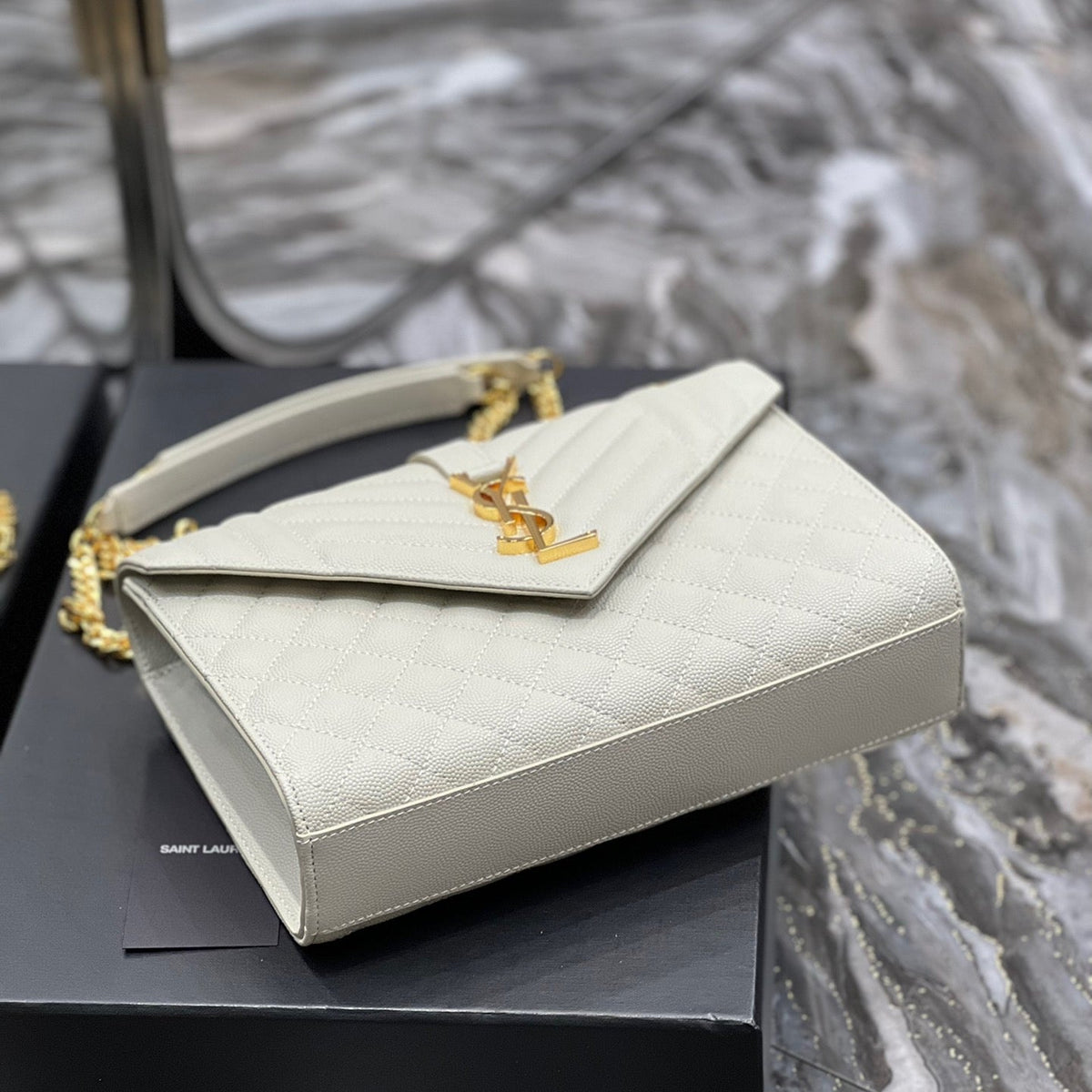 Saint Laurent Wallets? Saint Laurent Envelope Medium Bag Elegant Everyday Leather Wallet