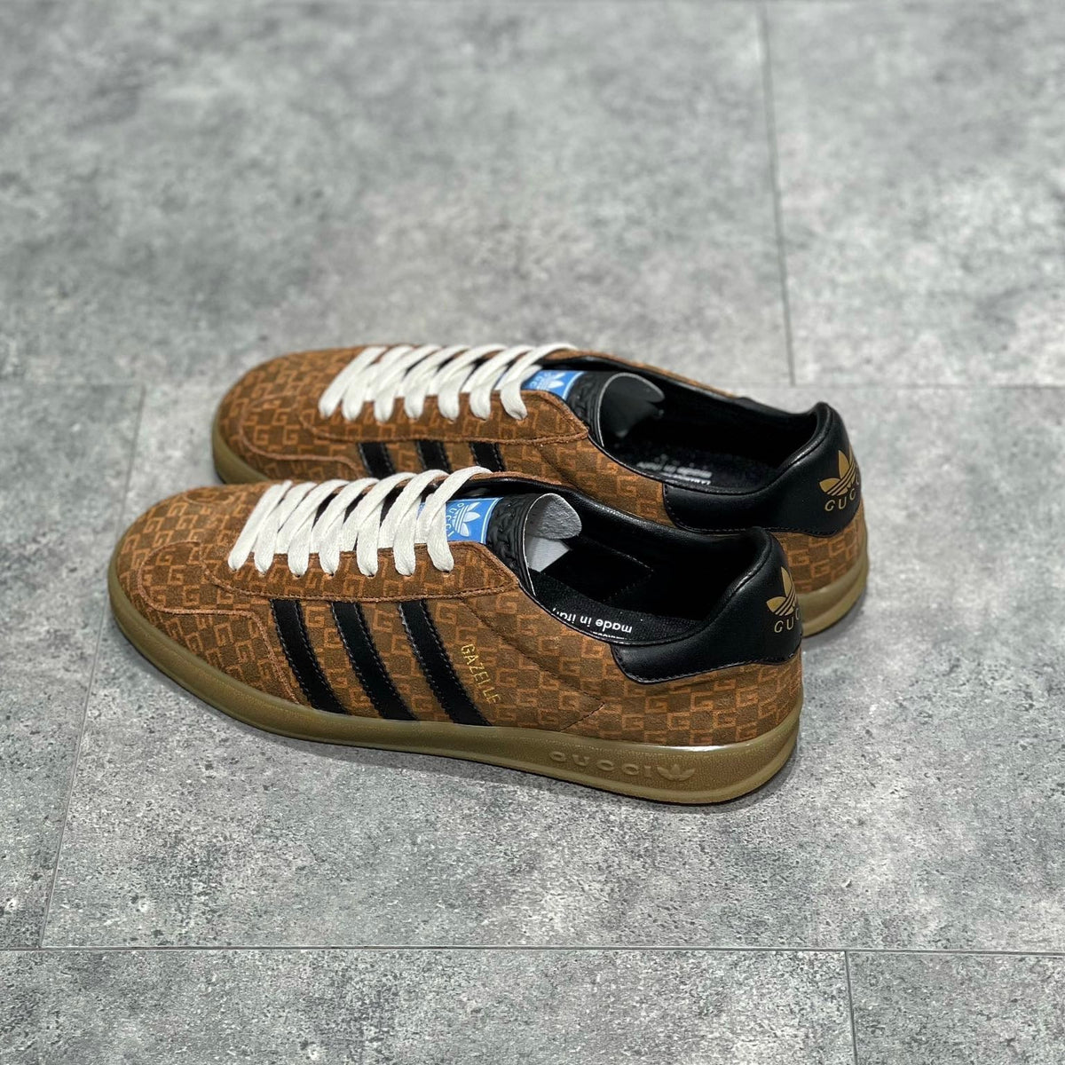 Gucci Shoes? Gucci x Adid Gazelle Sneaker Comfortable Everyday Designer Shoes