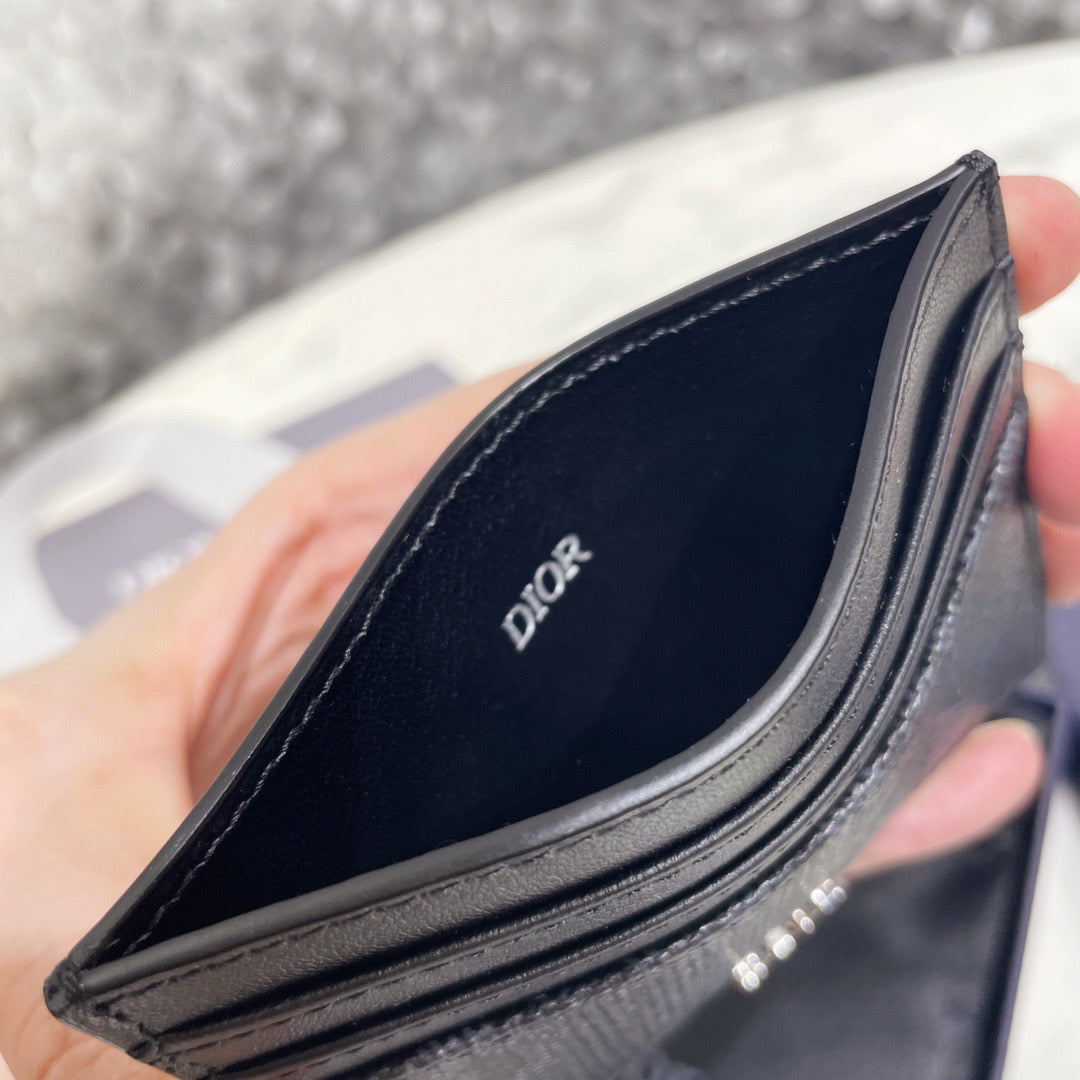 Dior Wallets? Dior Card Holder Elegant Everyday Leather Wallet