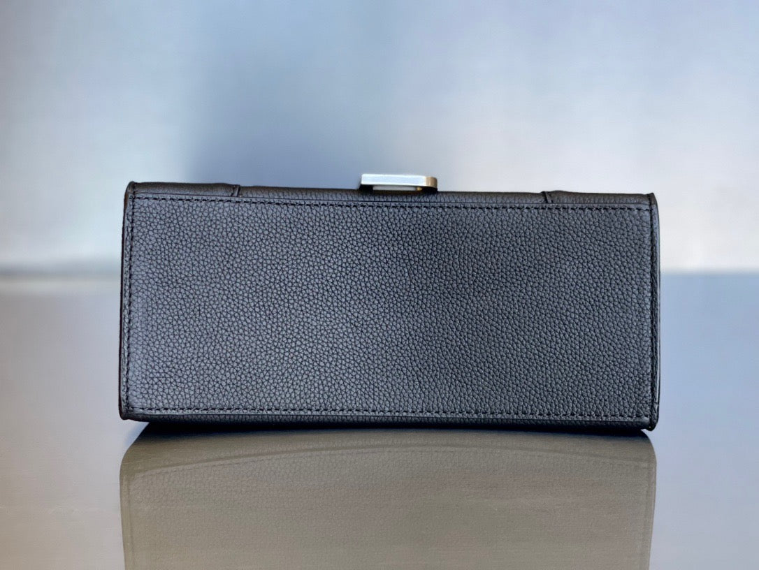 Wallets? Bal Hourglass Top Handle Bag Compact Luxury Card Wallet